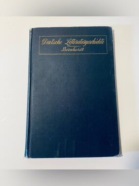 deautsche litteraturgeschichte book 1892 carl schoenhof Antique Hardcover